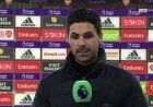 Arsenal 0-2 Liverpool | Mikel Arteta Post Match Interview | Despite the loss he praise the team work