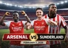 Arsenal vs Sunderland Live Score, Lineups, Preview & Prediction | EPL 7 Feb 2026