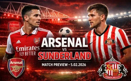 Arsenal v Sunderland Preview - 5.02.2026