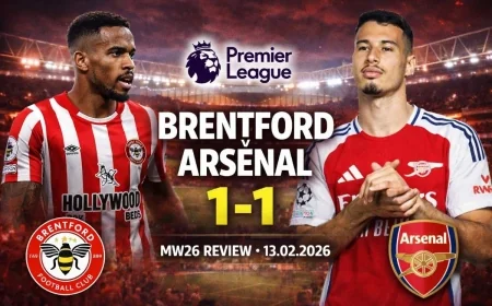Brentford v Arsenal (1-1) MW26 Review -13.02.2026