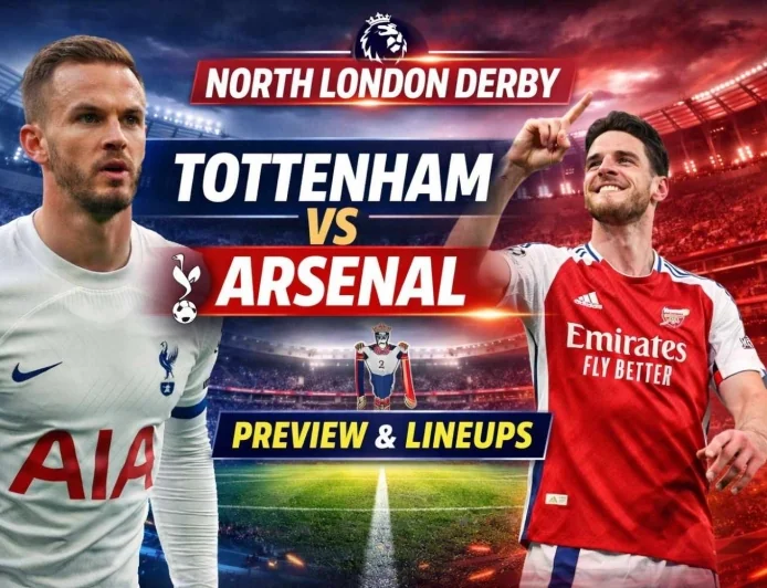 Tottenham vs Arsenal LIVE Score, Lineups, Kick-off Time & Prediction – Premier League 2026