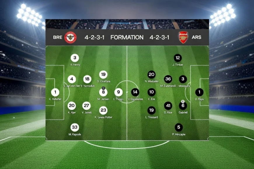 Brentford Vs Arsenal Lineup