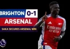 Brighton 0–1 Arsenal: Saka Goal Secures Premier League Win | Match Report