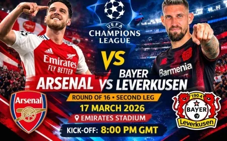 Arsenal vs Bayer Leverkusen LIVE: Champions League Round of 16 Decider at Emirates