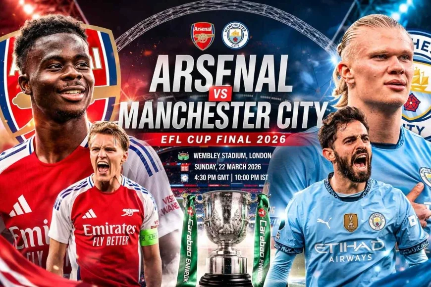 Arsenal vs Manchester City EFL Cup Final 2026: Prediction, Lineups & Full Preview