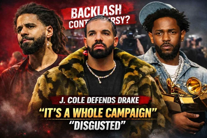 J. Cole Defends Drake, Calls Backlash a ‘Campaign’ – “Disgusted” Reaction