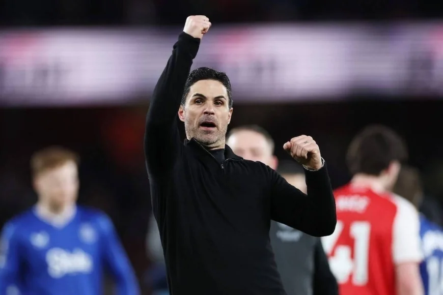 Max Dowman shirt number 56 celebrating goal for Arsenal