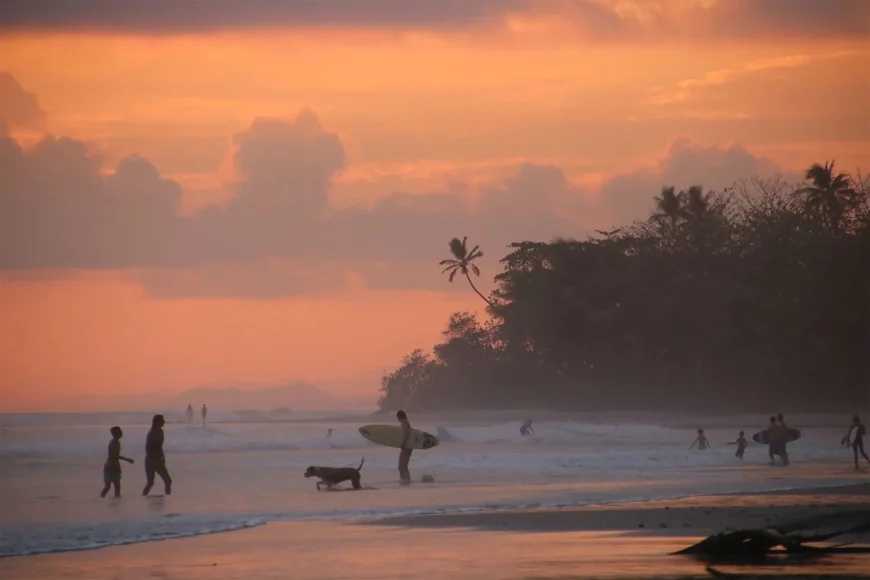 Santa Teresa Costa Rica beach sunset solo travel