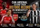 Can Arsenal Extend Their Historic Record vs Newcastle? Match Preview & Stats