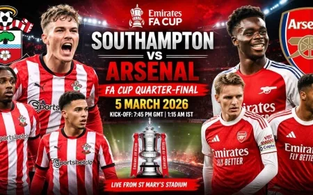 Southampton vs Arsenal Preview, Lineups, Team News & Prediction | FA Cup Quarter-Final 2026