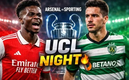 Arsenal vs Sporting CP Preview: Lineups, Team News & Champions League Live Updates