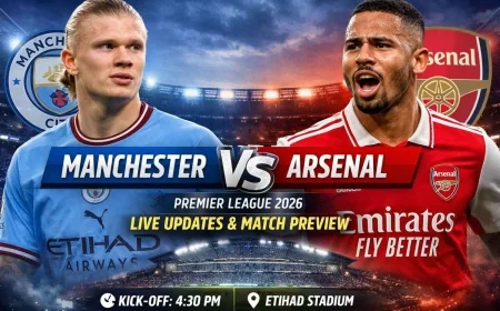 Man City vs Arsenal LIVE: Team News, Lineups, Prediction & Title Clash Preview