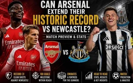 Can Arsenal Extend Their Historic Record vs Newcastle? Match Preview & Stats