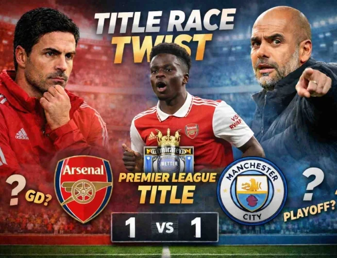 Arsenal vs Man City Title Race Explained: Who Wins If Points Are Equal?