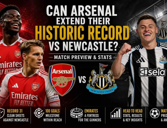 Can Arsenal Extend Their Historic Record vs Newcastle? Match Preview & Stats