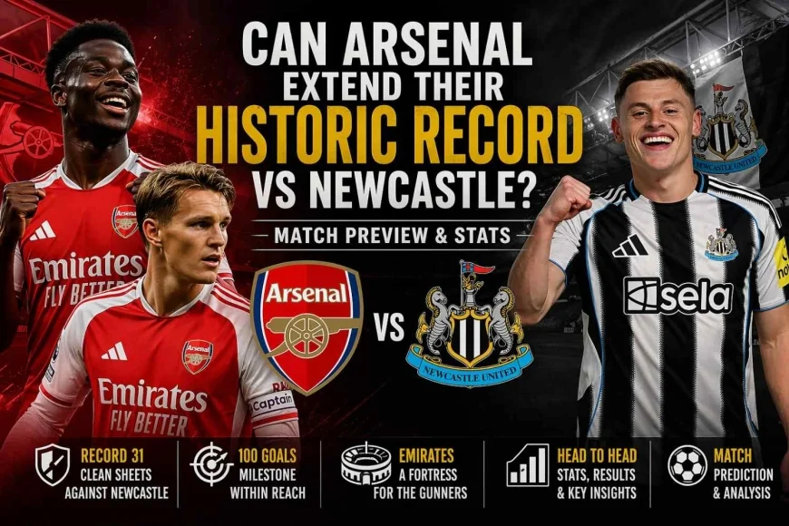 Can Arsenal Extend Their Historic Record vs Newcastle? Match Preview & Stats