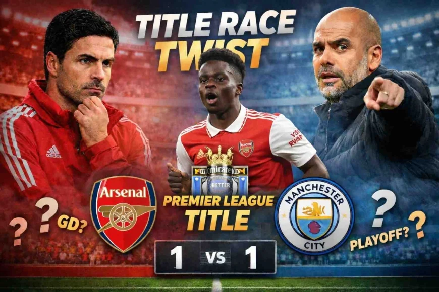 Arsenal vs Man City Title Race Explained: Who Wins If Points Are Equal?