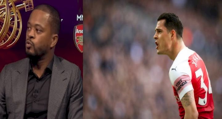 Granit Xhaka responds to Patrice Evra criticism that Arsenal are 'mentally weak'